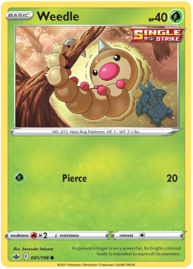 Weedle 1/198