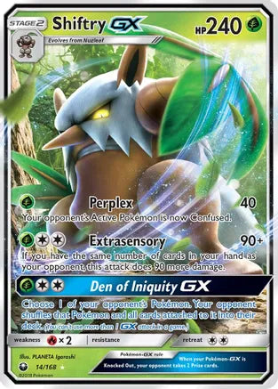 14/168 Shiftry GX